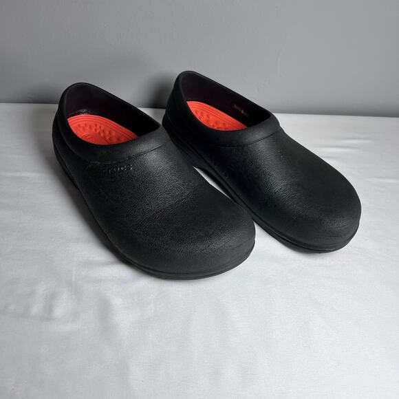 Crocs Bistro LiteRide Clogs Black Slip Resistant Work Shoes Men’s 9 Women’s 11 - Picture 1 of 7